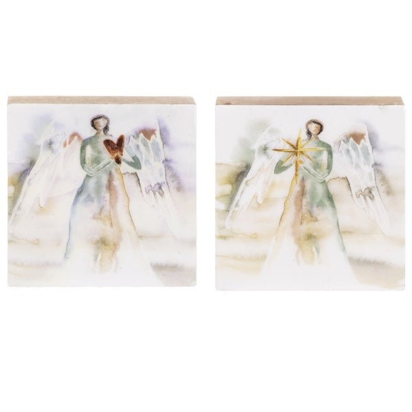 Watercolor Angel Block | Holiday | Sunday Night Dinner | |