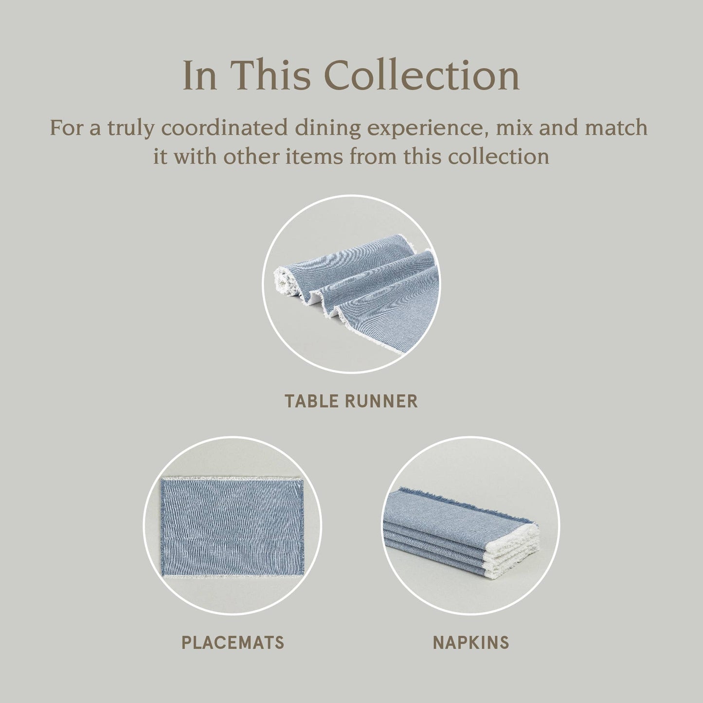 Frayed Chambray Placemats