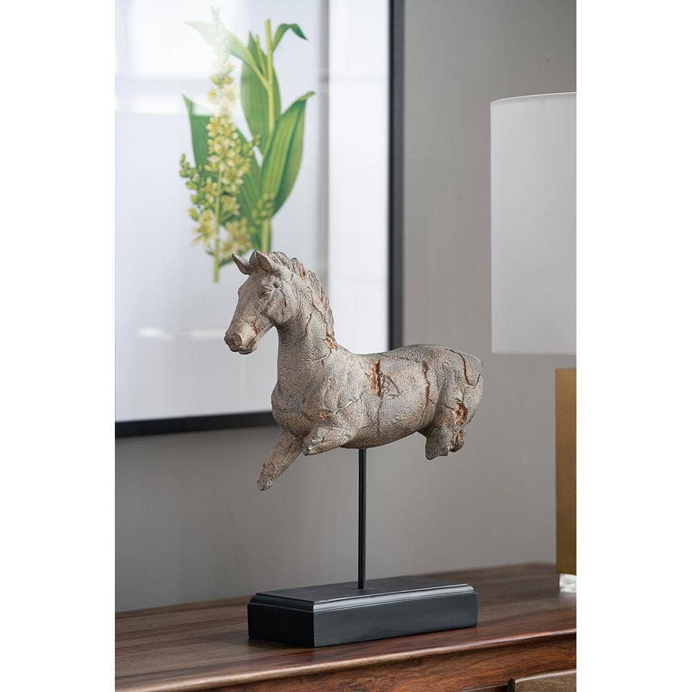 Horse Statue On Stand