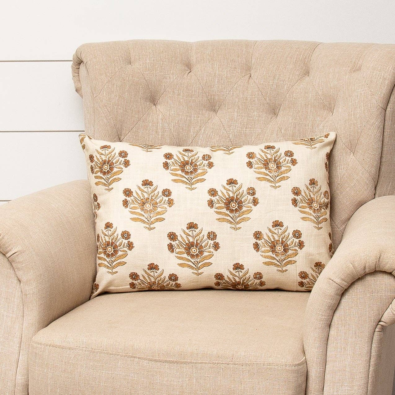 Pillow - Block Print Silhouette