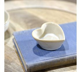 Beige Heart Dish