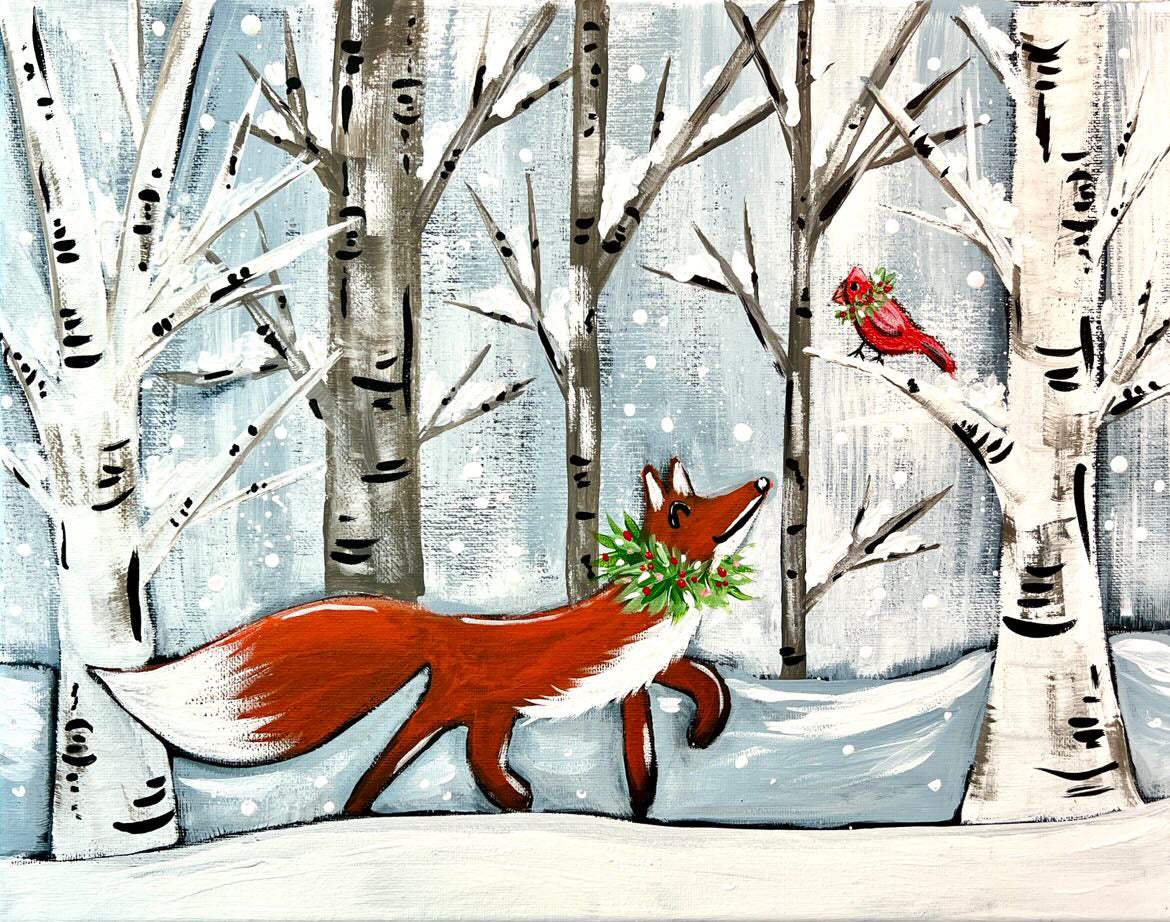 January Winter Scene Painting Workshop