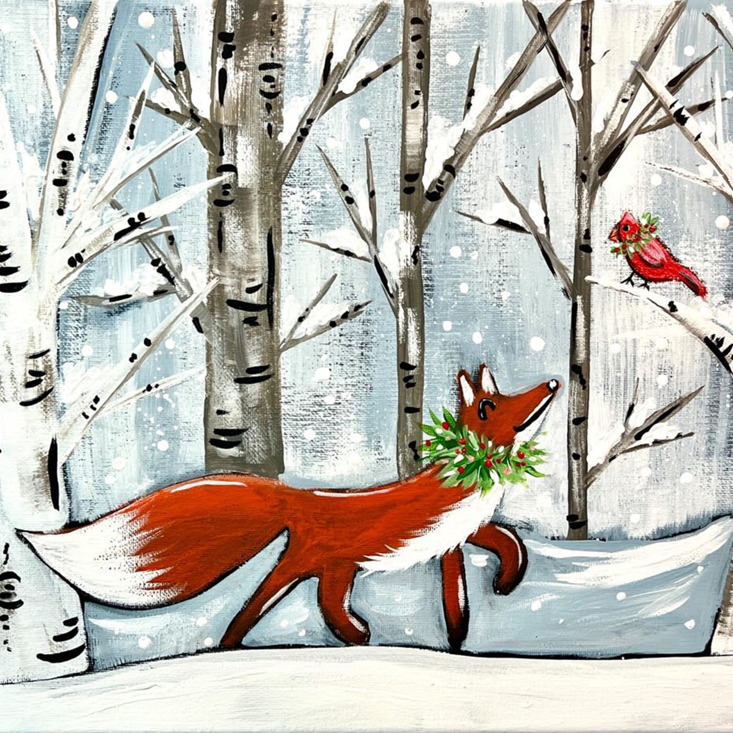 January Winter Scene Painting Workshop