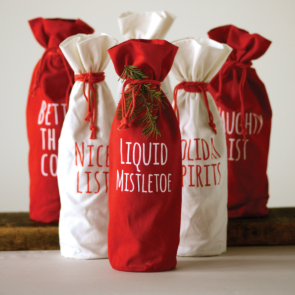 Holiday Sarcastic Wine Bag