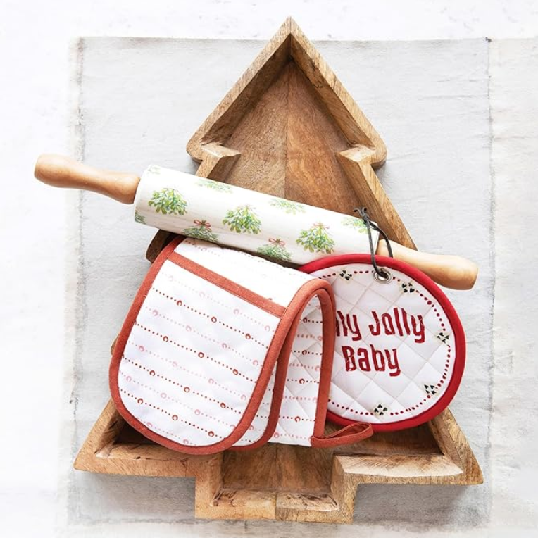 Mango Wood Tree Shaped Tray