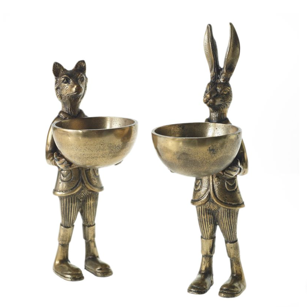 Curios Gold Dish Stand