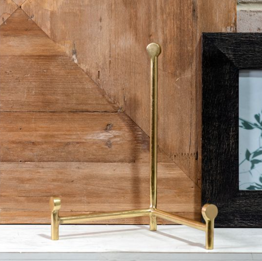 Brass Straight Back Easel