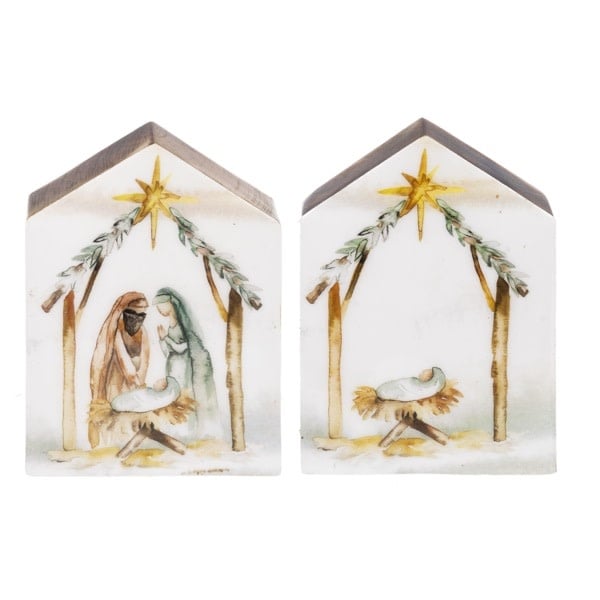 Watercolor Nativity Block | Holiday | Sunday Night Dinner | |