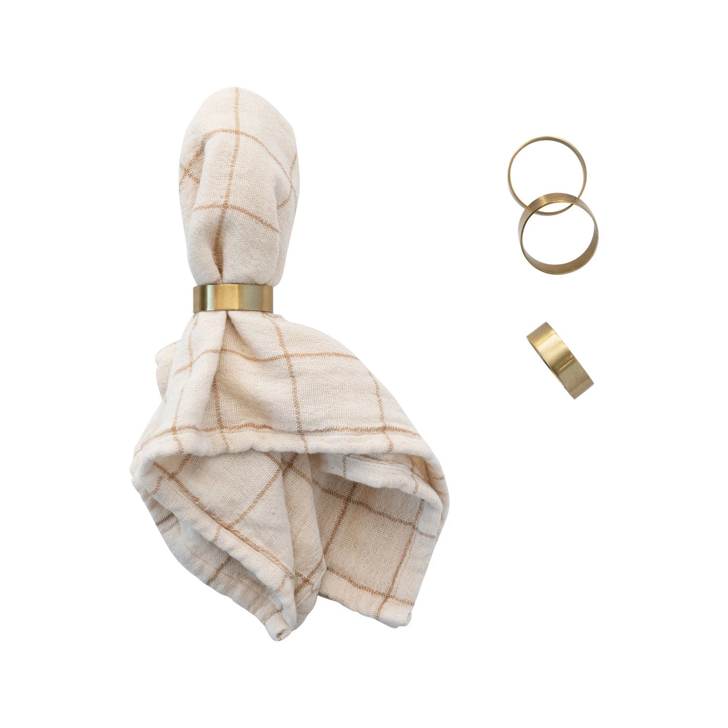 Round Brass Napkin Ring