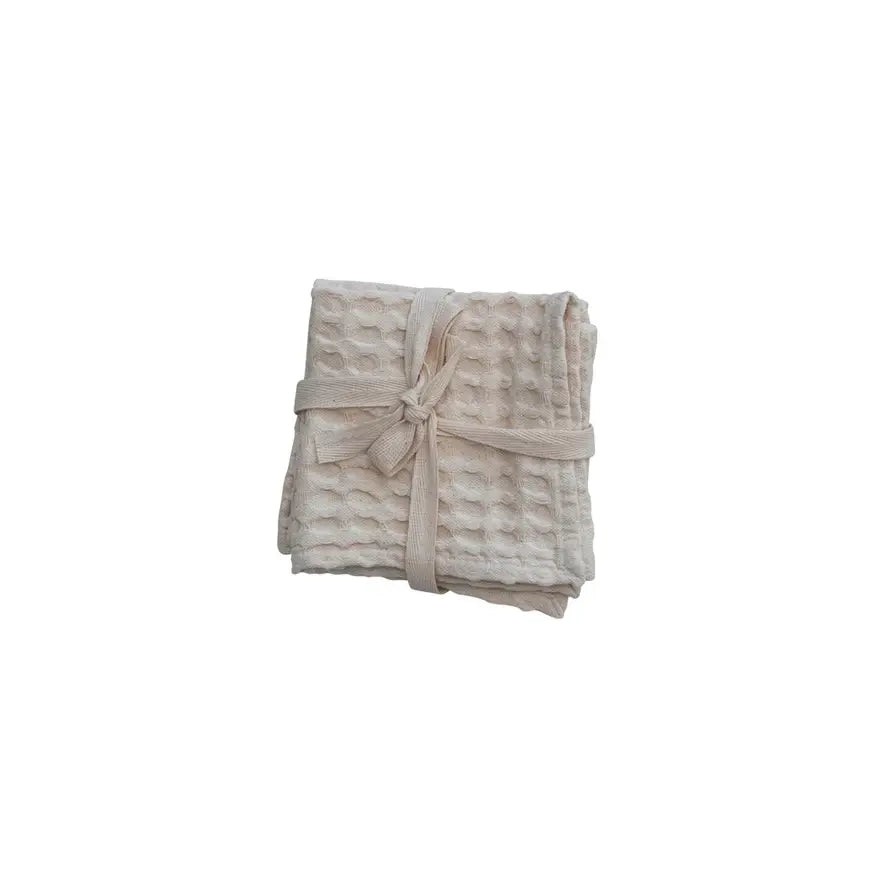 Stonewashed Cotton Waffle Weave Dish Cloths | Set of 3 | Textiles | Sunday Night Dinner | |