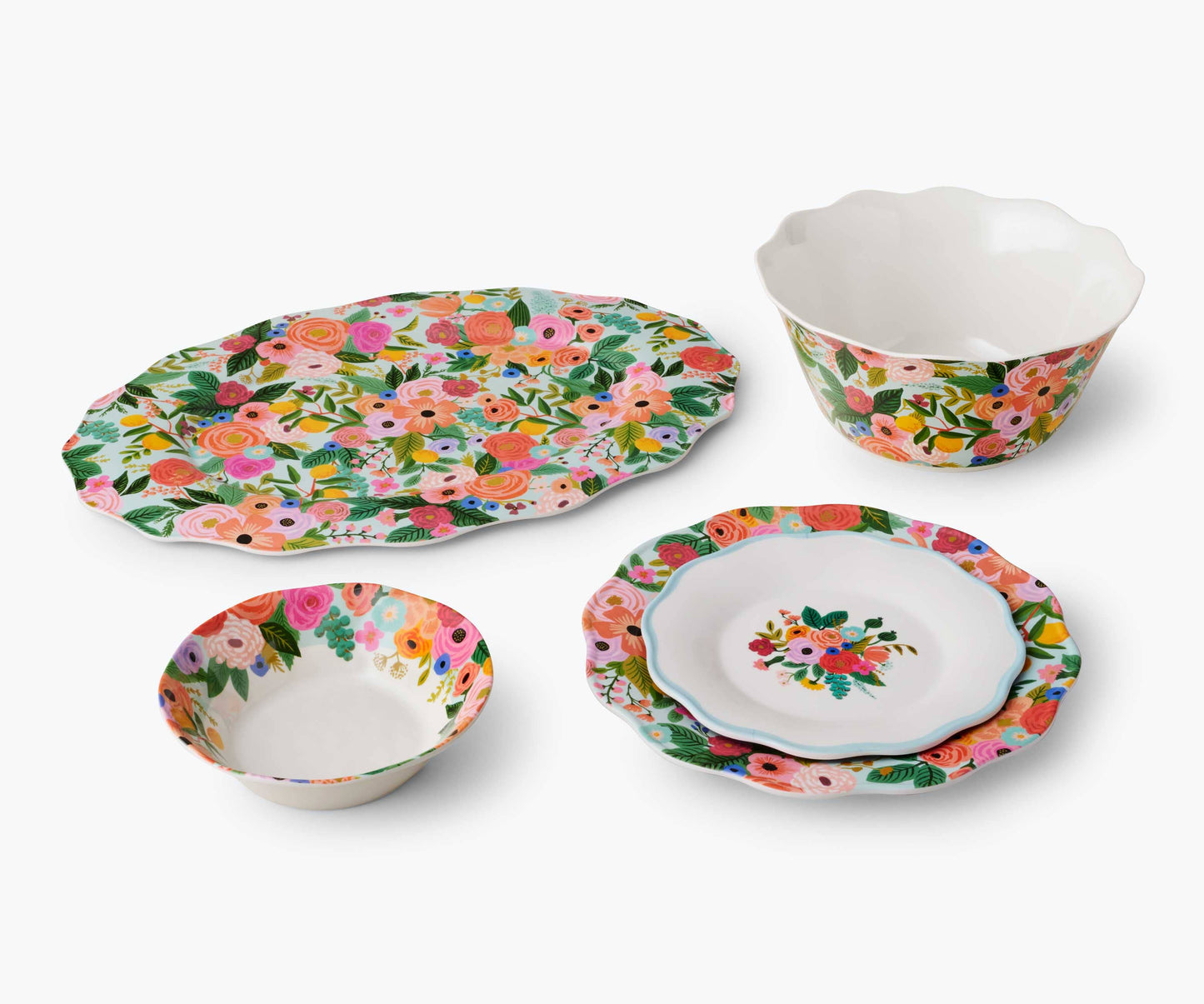 Garden Party Melamine Serving Platter