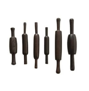 Found Decorative Wood Rolling Pin-Dark | Kitchen | Sunday Night Dinner | |