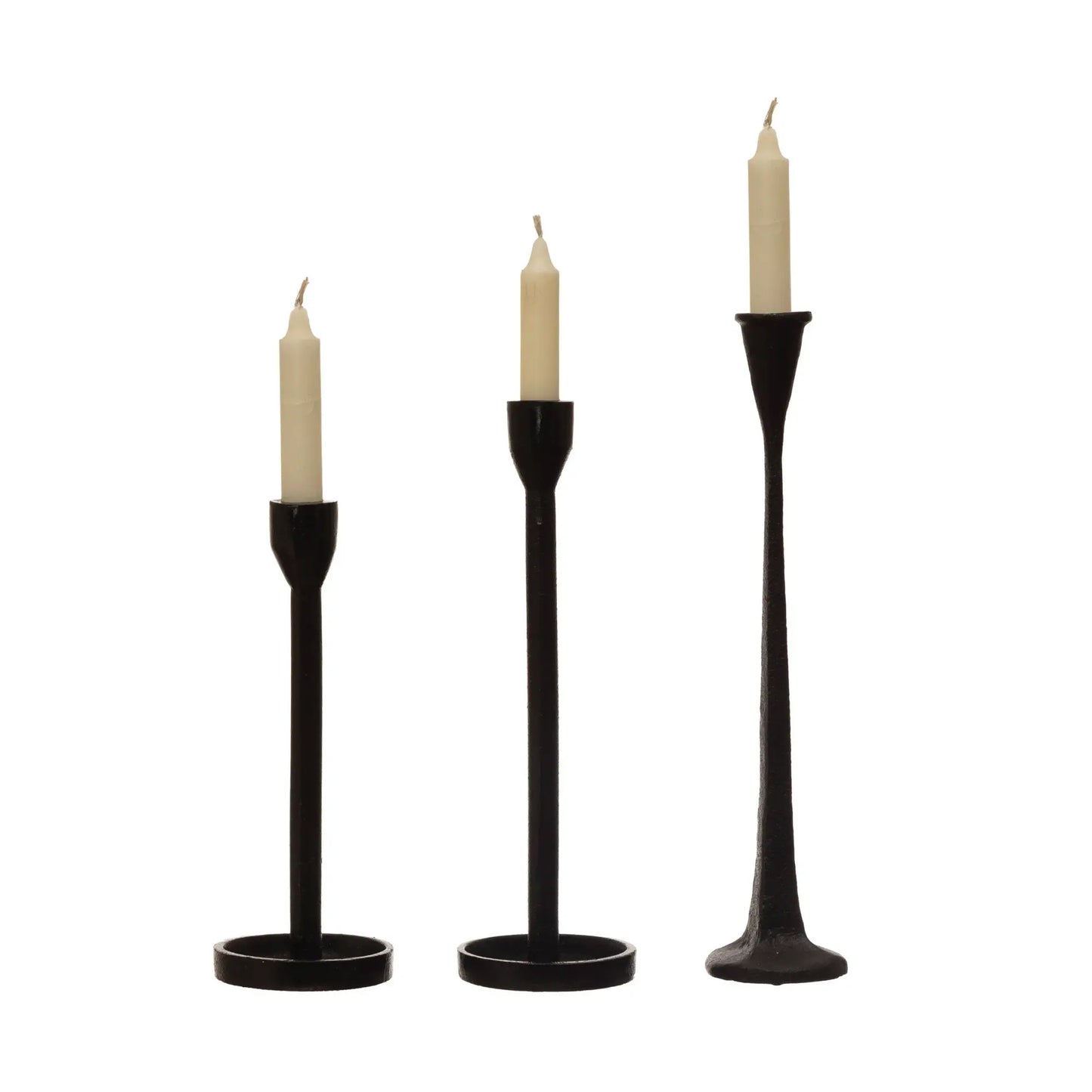 Black Cast Iron Taper Holder | Candle Holders | Sunday Night Dinner | |