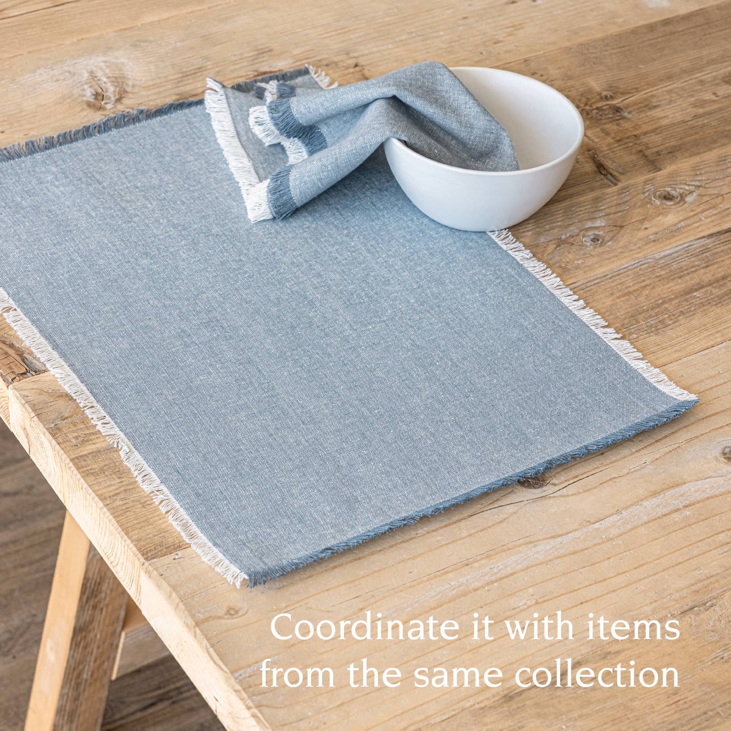 Frayed Chambray Placemats