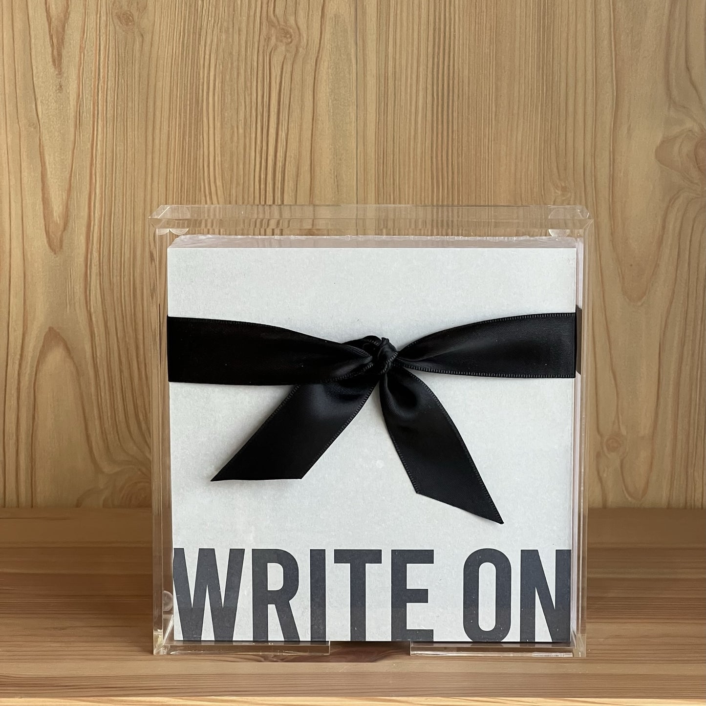 Square Acrylic Notepaper w/ Tray- | Giftables | Sunday Night Dinner | |