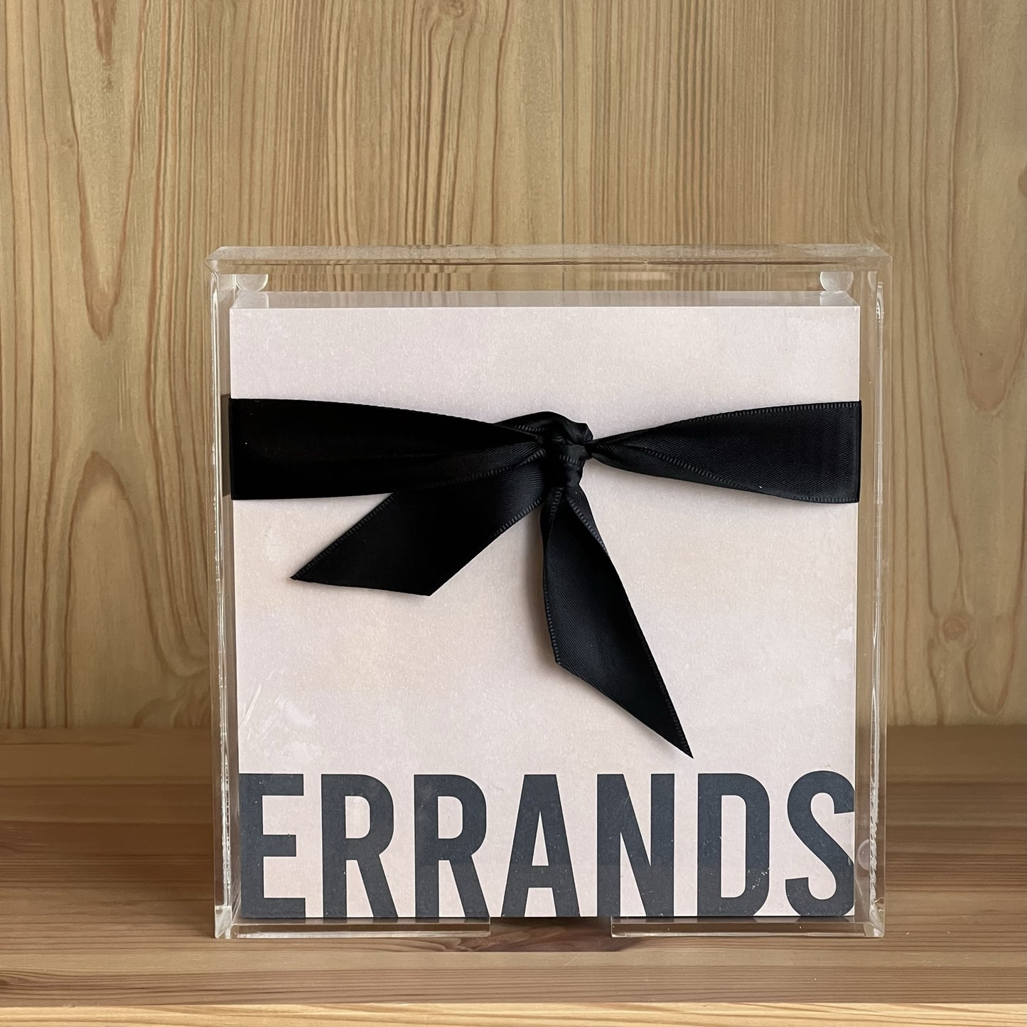 Square Acrylic Notepaper w/ Tray- | Giftables | Sunday Night Dinner | |