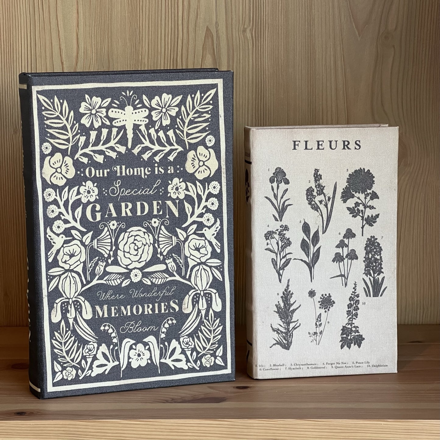 Canvas Book Storage Box Set of 2 | Decor | Sunday Night Dinner | |