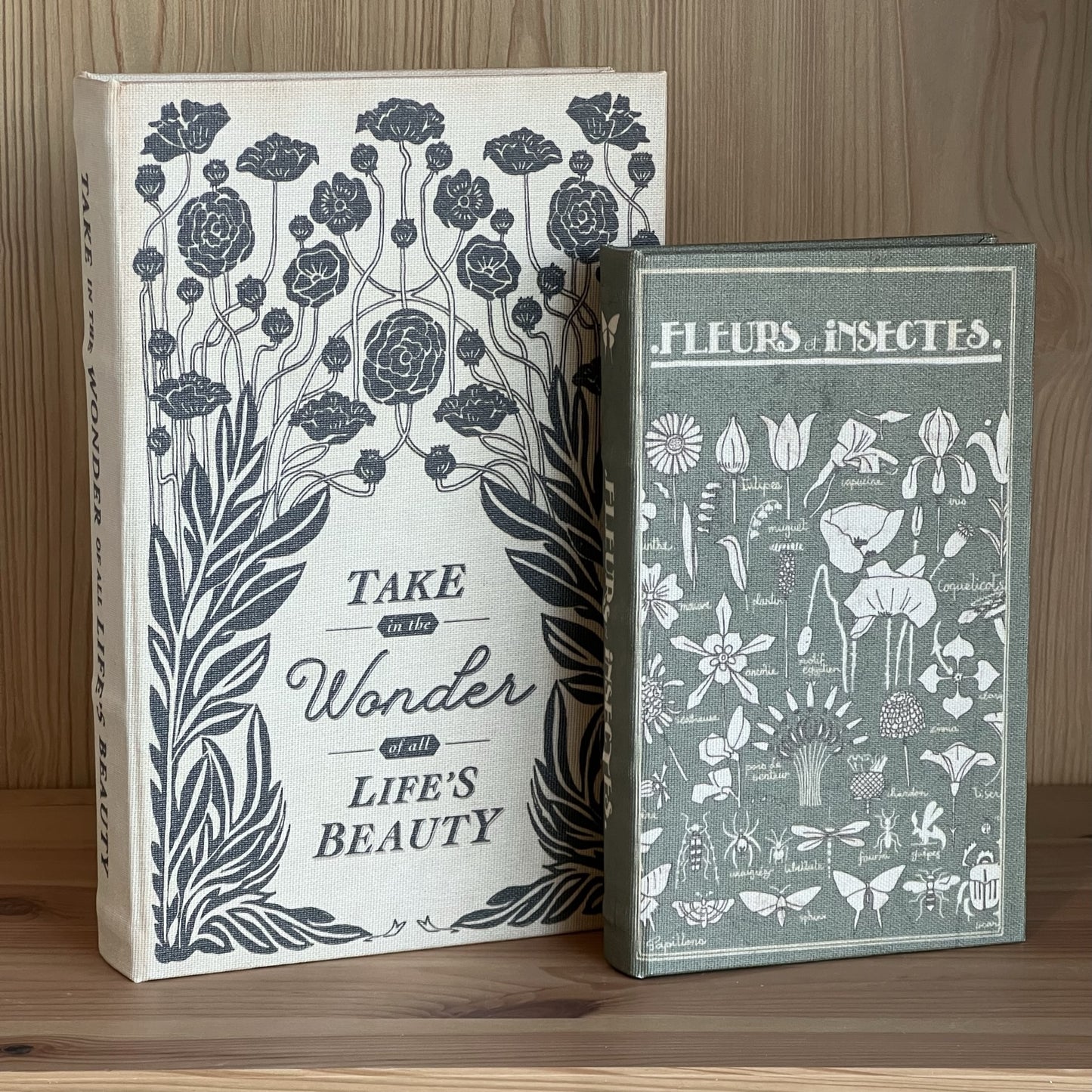 Canvas Book Storage Box Set of 2 | Decor | Sunday Night Dinner | |