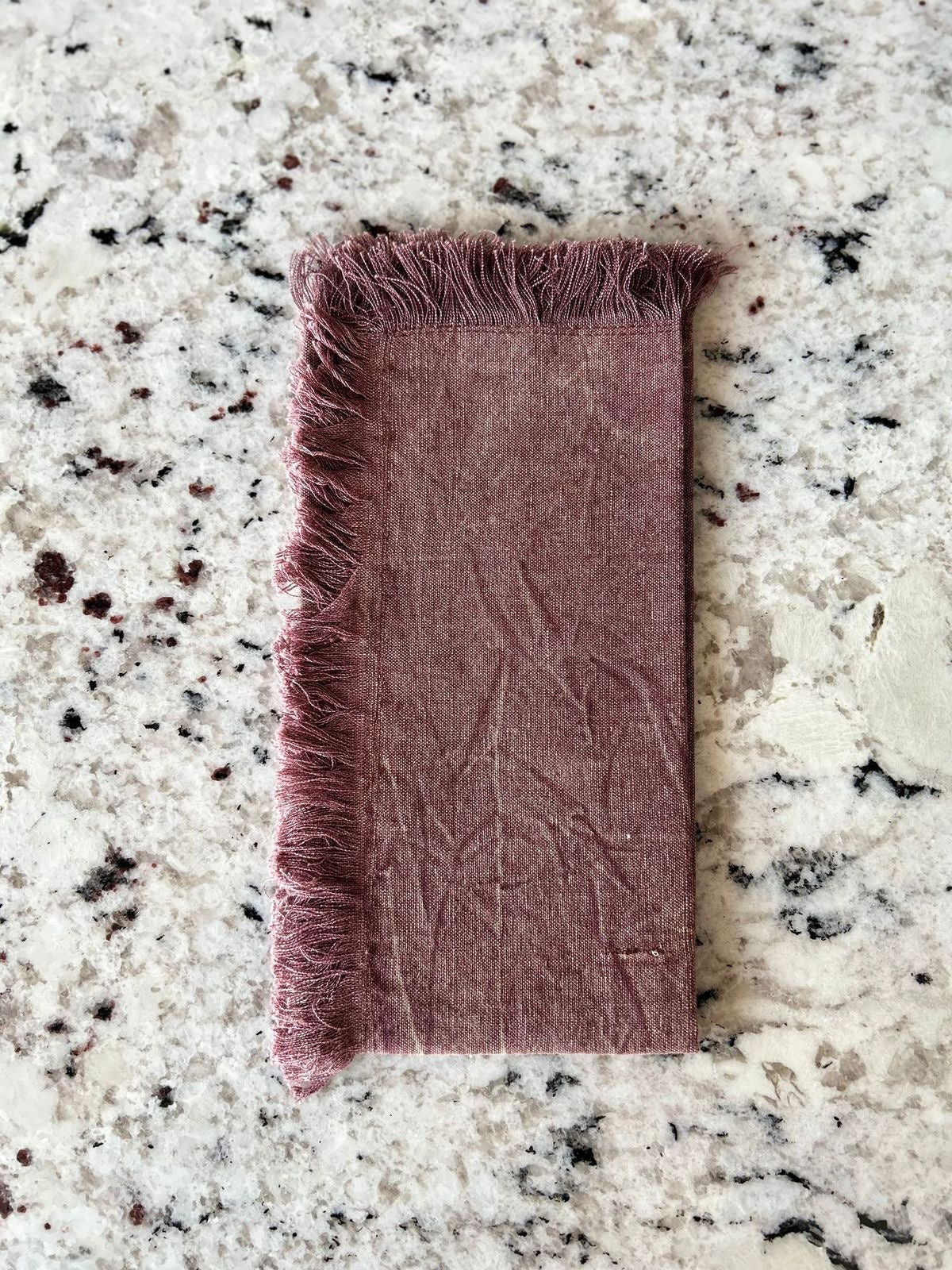 Stonewashed Linen Napkins w/ Fringe | Textiles | Sunday Night Dinner | |