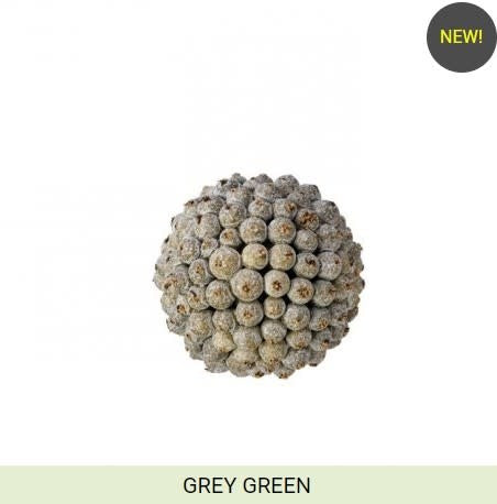 WEATHERED BERRY ORB 3" (GREY GREEN) | Floral | Sunday Night Dinner |  | 