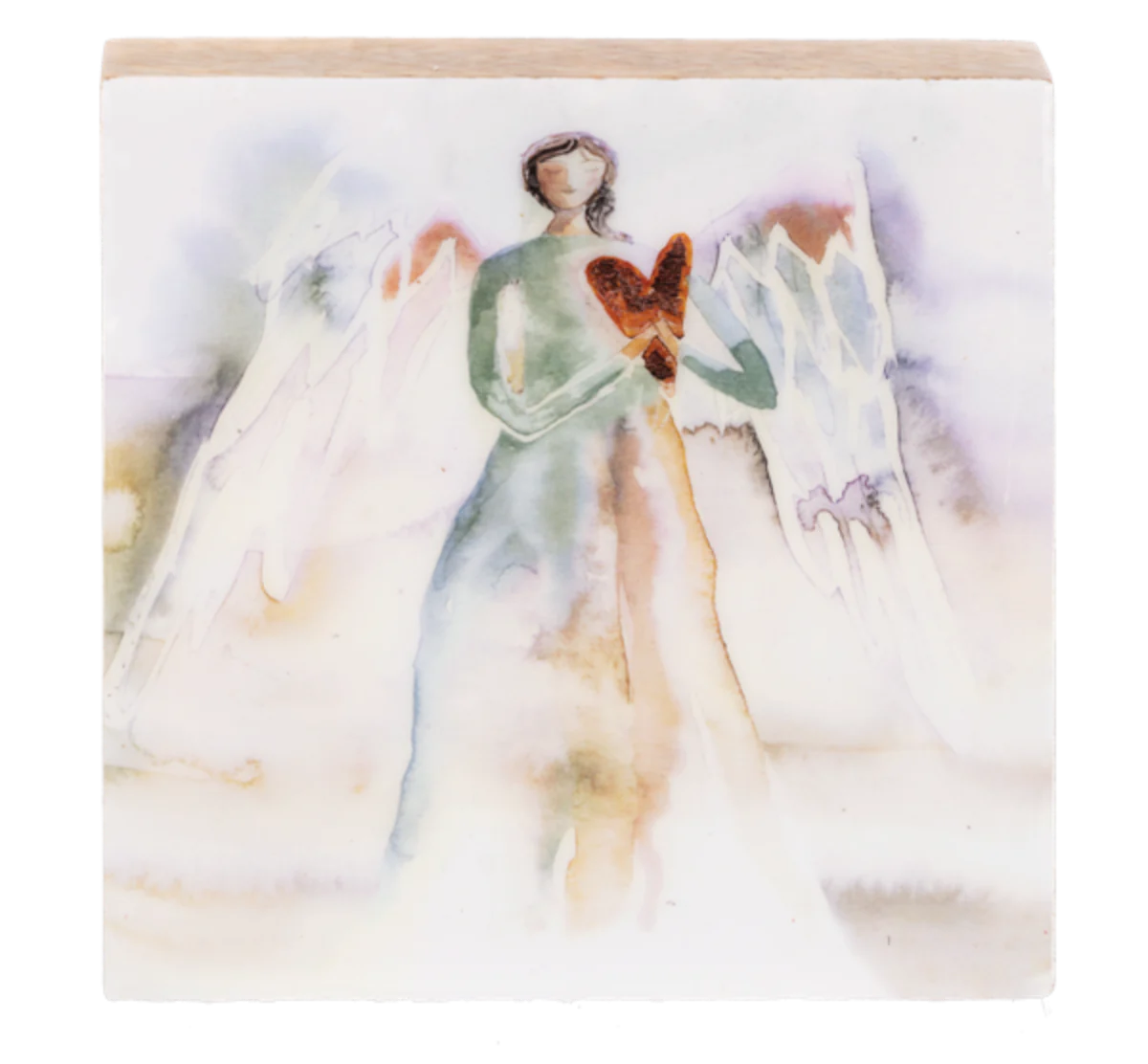 Watercolor Angel Block