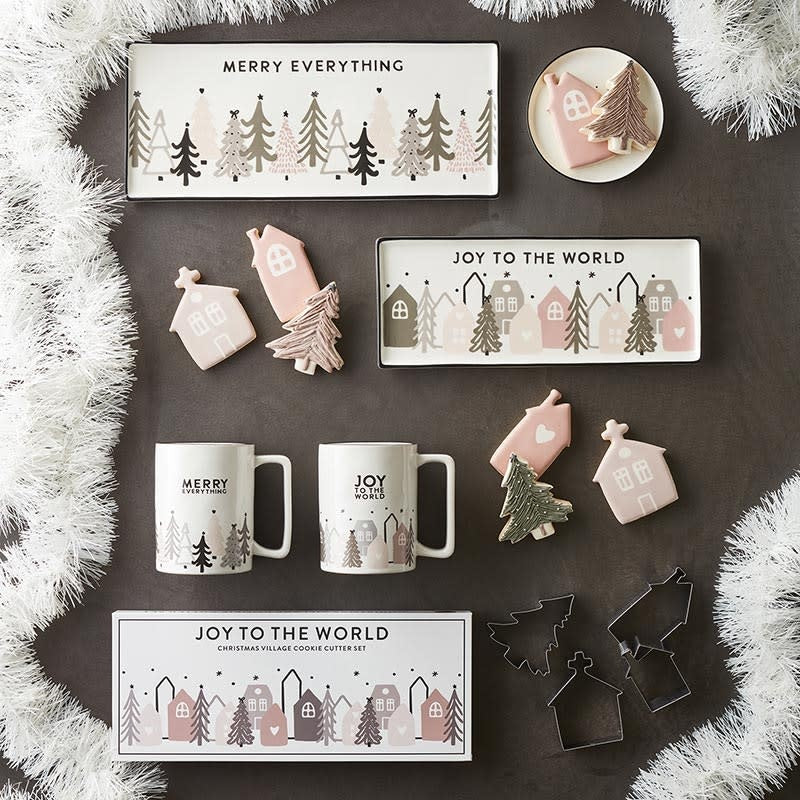 Christmas Village Ceramic Tray | Holiday | Sunday Night Dinner | |