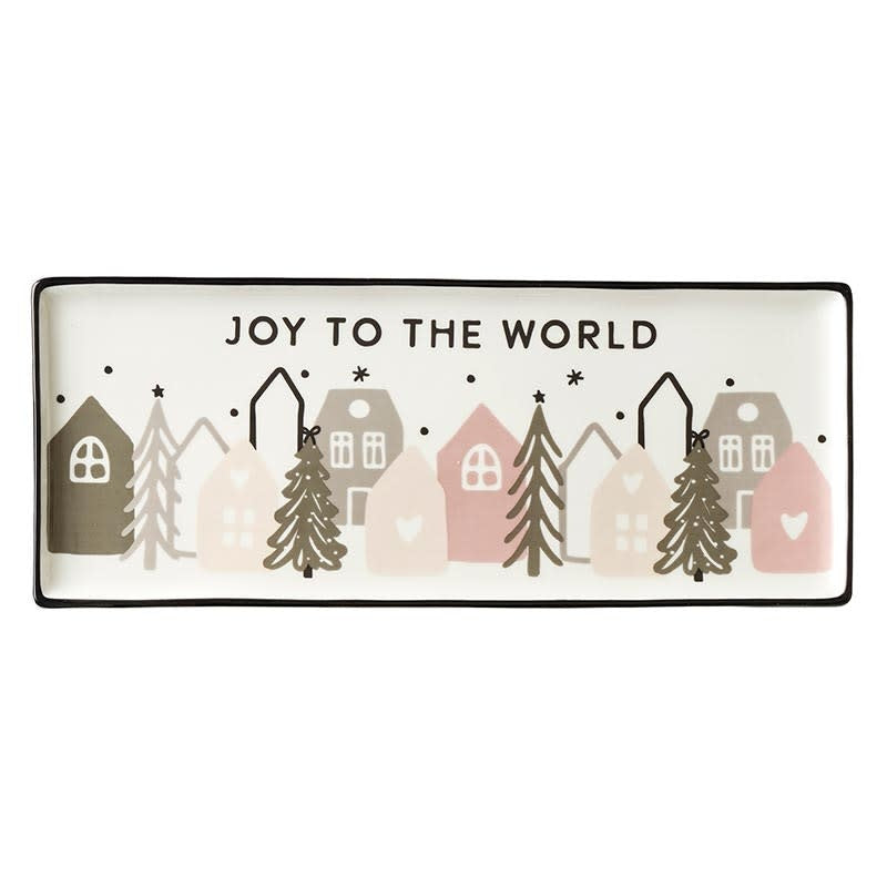Christmas Village Ceramic Tray | Holiday | Sunday Night Dinner | |