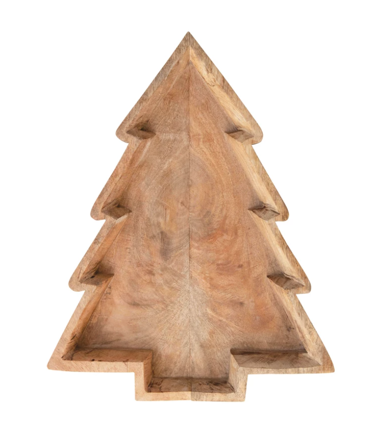 Mango Wood Tree Shaped Tray | Holiday | Sunday Night Dinner | |