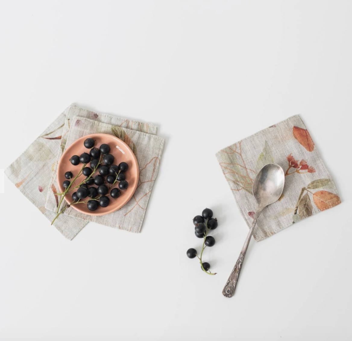 Linen Coasters Set of 4 | Kitchen | Sunday Night Dinner | |