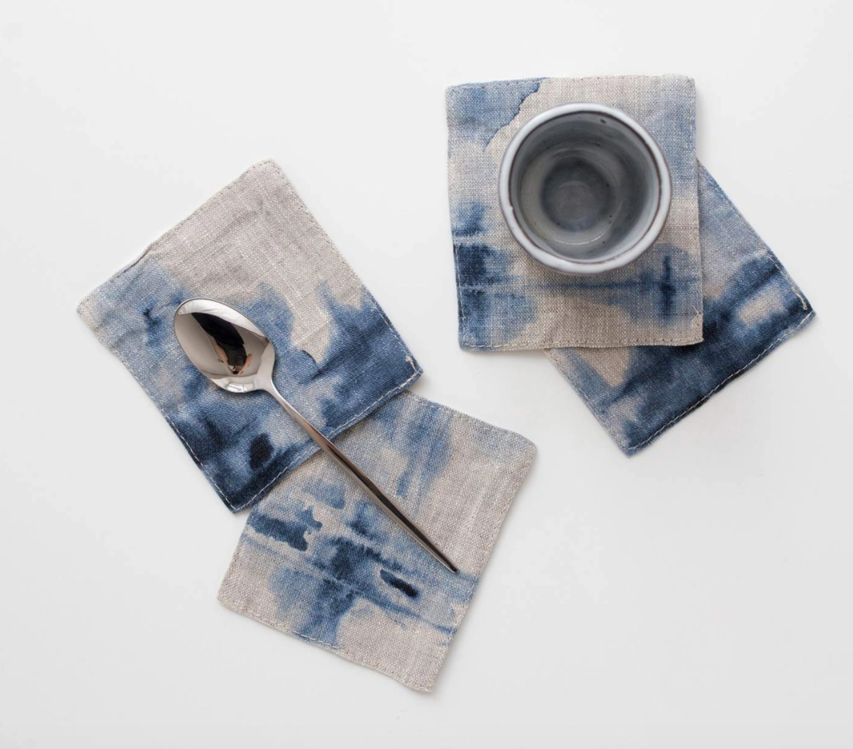 Linen Coasters Set of 4 | Kitchen | Sunday Night Dinner | |