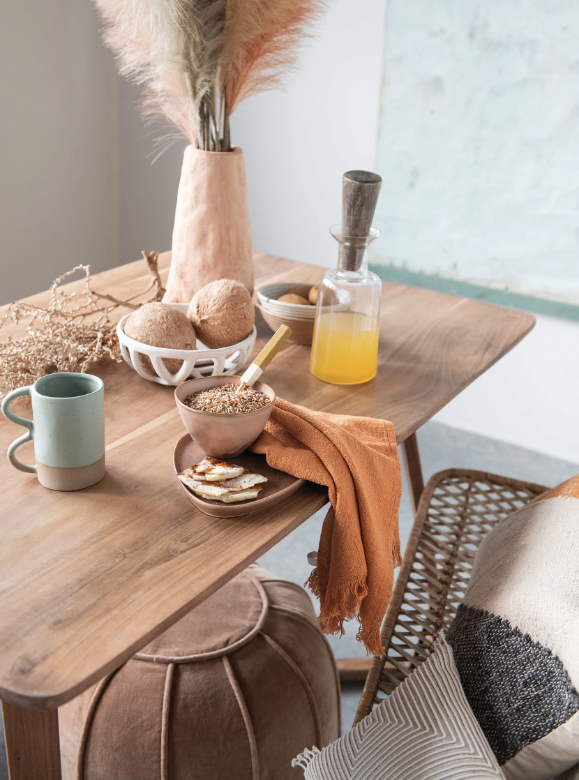 Acacia Wood Dining Table 51x31 | Dining | Sunday Night Dinner