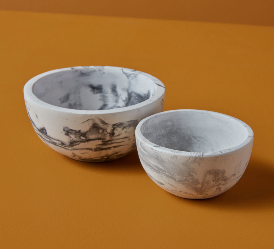 Marbled Cement Nesting Bowls | Decor | Sunday Night Dinner | |