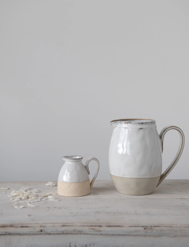 Two Tone Stoneware Pitcher | Serveware | Sunday Night Dinner | |