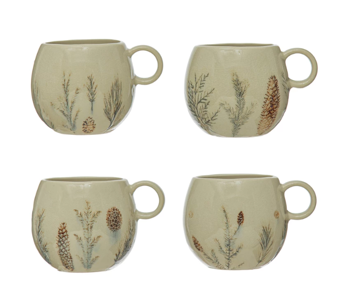 12 oz. Debossed Stoneware Mug - | Holiday | Sunday Night Dinner | |