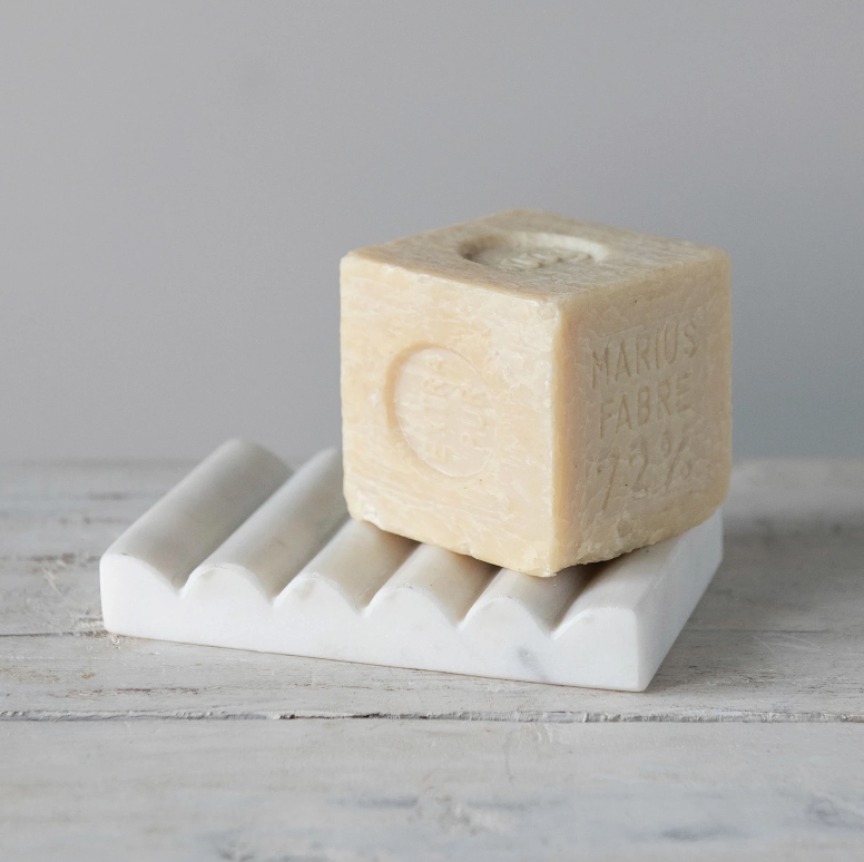 Carved Marble Soap Dish, White | Kitchen | Sunday Night Dinner | |