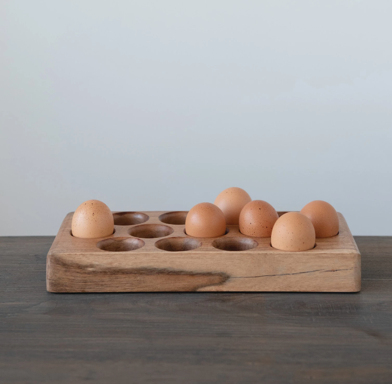 Acacia Wood Egg Tray | Kitchen | Sunday Night Dinner | |