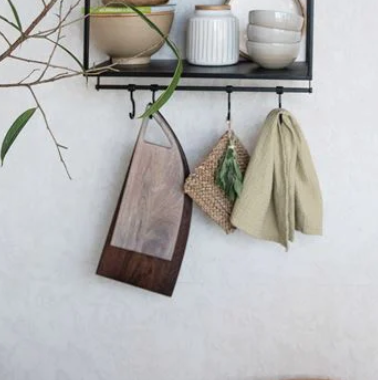 Mango Wood Cheese/Cutting Board with Handle, Beech | Kitchen | Sunday Night Dinner | |