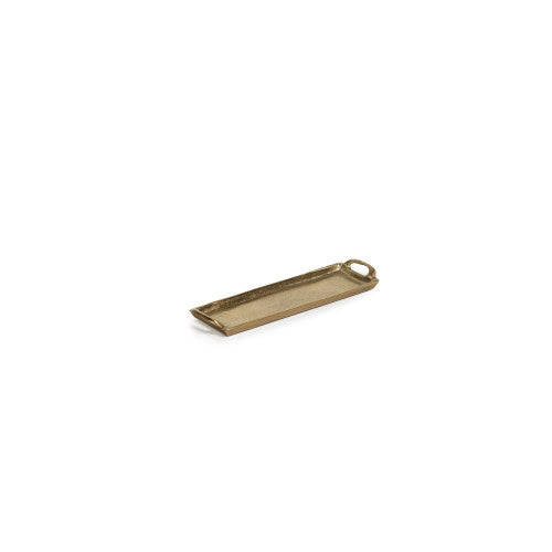 RECTANGULAR ALUMINUM TRAY- DARK GOLD 14" | Trays | Sunday Night Dinner | |