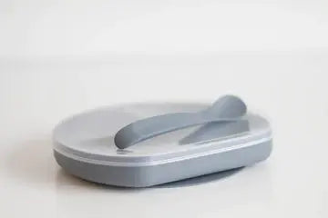 Silicone Suction Plate w/ Lid + Spoon | Baby | Sunday Night Dinner |  | 