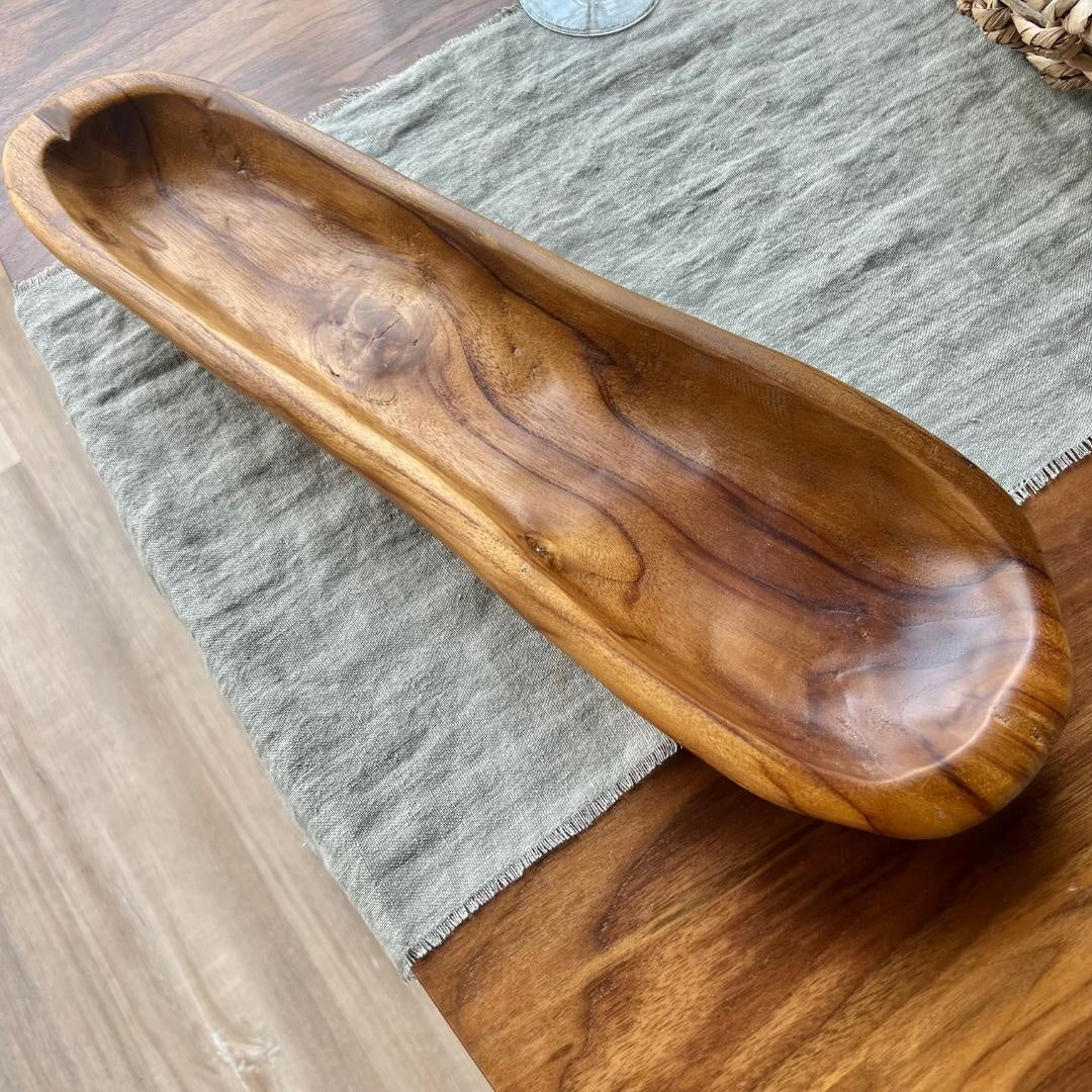 Decorative Teak Wood Bowl | Decor | Sunday Night Dinner