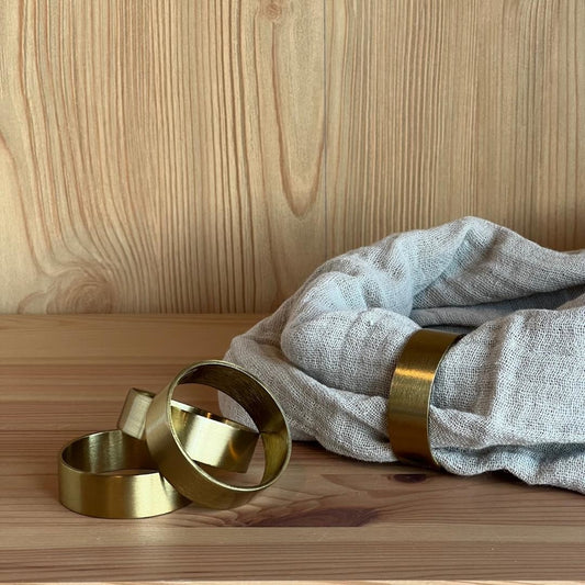 Round Brass Napkin Ring | Textiles | Sunday Night Dinner |  |