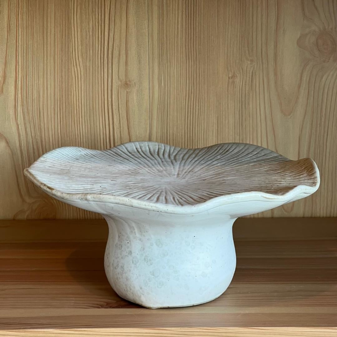 Mushroom Shaped Pedestal-Stoneware | Serveware | Sunday Night Dinner | |
