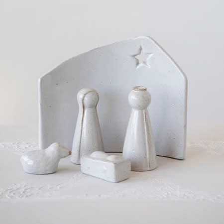Stoneware Nativity Set of 5 | Holiday | Sunday Night Dinner | |