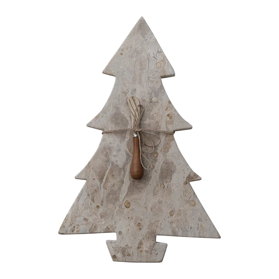 Marble Board with Canape Knife