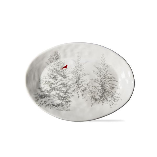 Winter Sketch Tree Platter