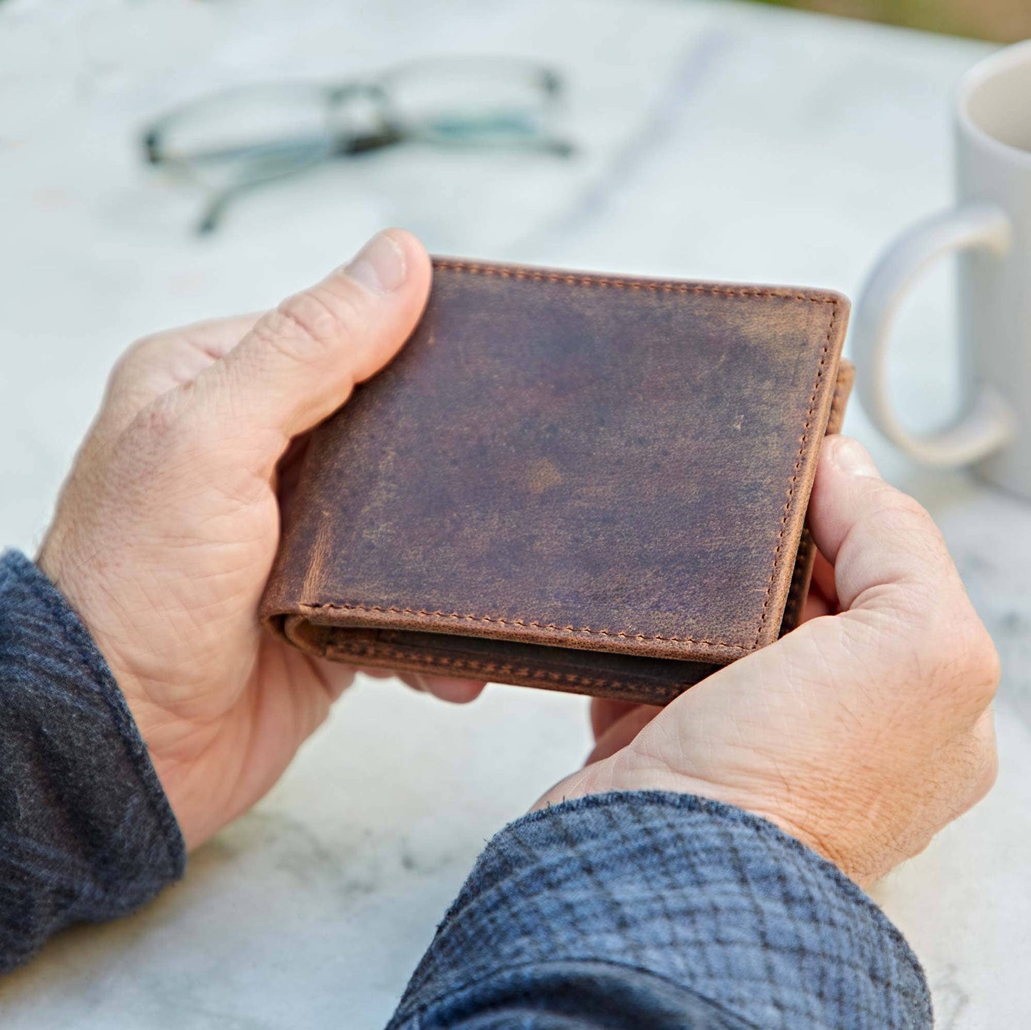 Handmade Buffalo Leather Wallet