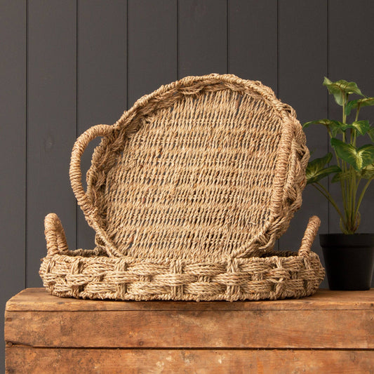 Handmade Braided Seagrass Trays