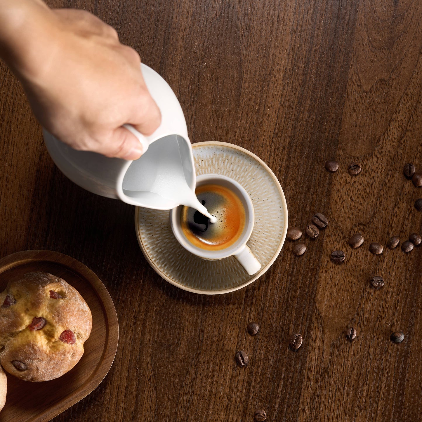 Espresso Mug and Saucer Set of 4