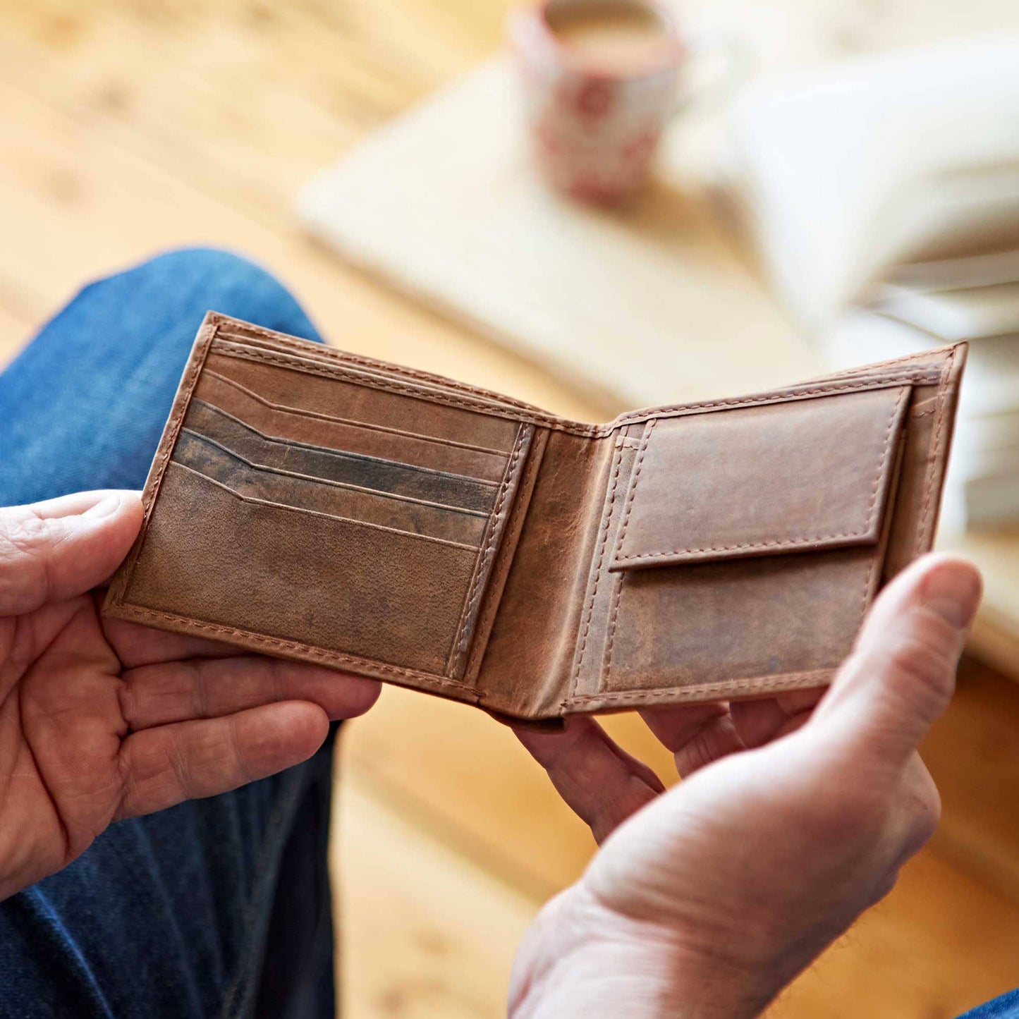 Handmade Buffalo Leather Wallet