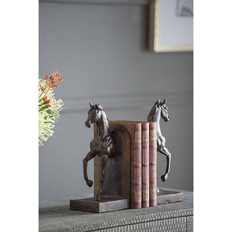 Trotting Horse Bookends